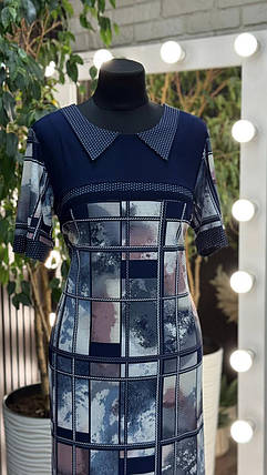 Неймовірна жіноча сукня, тканина "Масло" розмір 52, фото 3