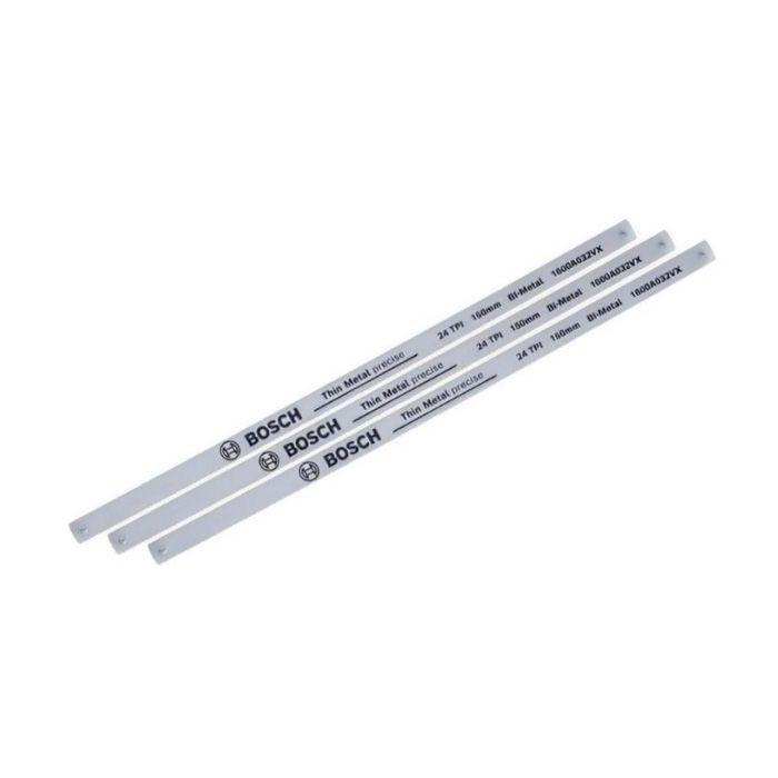 Полотна до ножівки BOSCH 150 мм 3 шт (TPI 24) (1600A032UL), фото 1