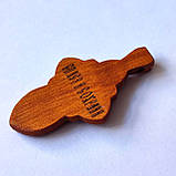 Хрест малий з різьбленої груші 5.5×3см, фото 3