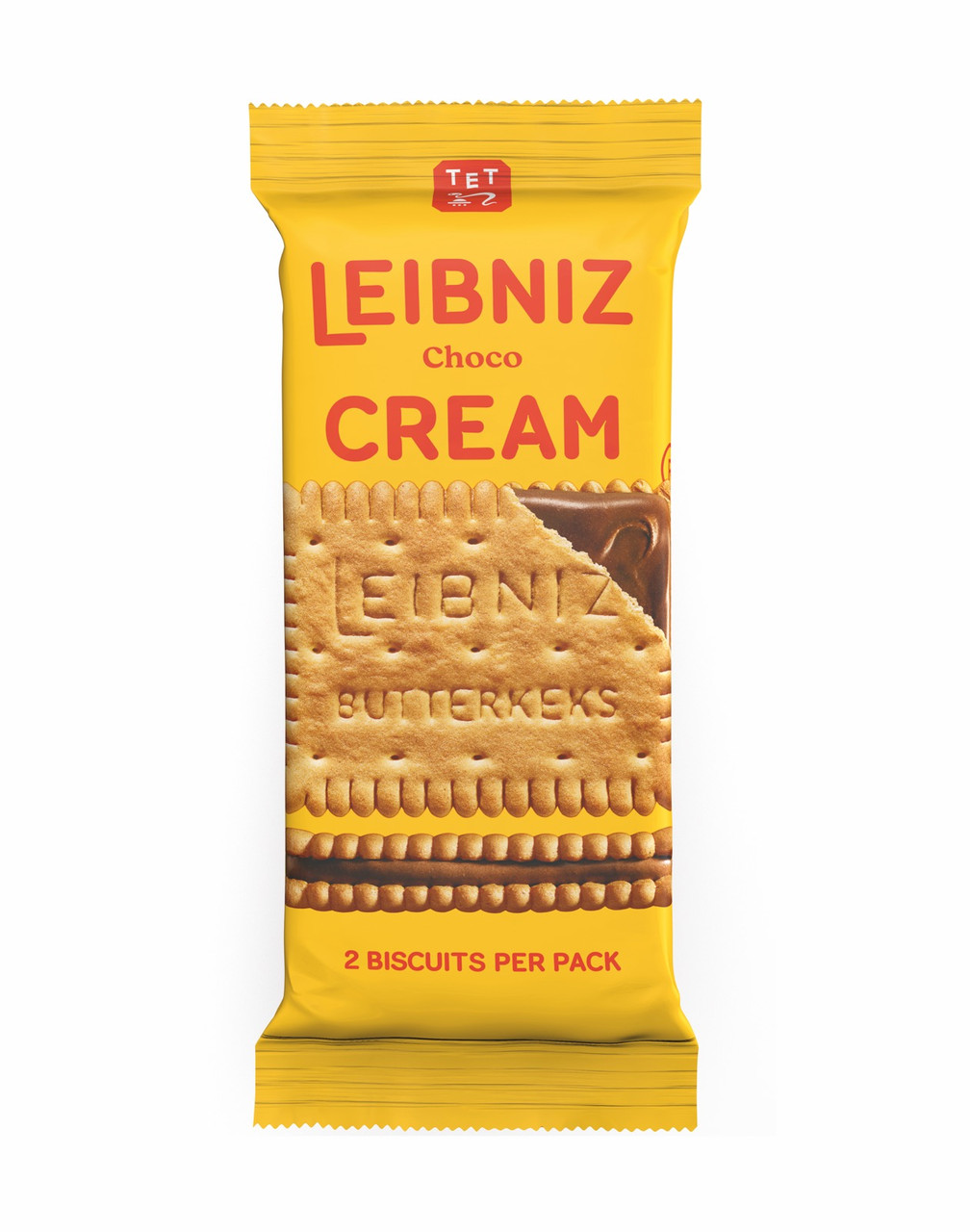Печиво Leibniz з вершковим смаком з шоколадно-вершковою начинкою 38 грам, упаковка 18 шт, фото 1