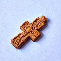 Хрест з різьбленої груші # 139
