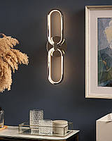 Настінний світильник KRANG, сріблястий, метал