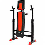 Лава тренувальна Fit-On FN-S101 + штанга та гантелі 123кг, фото 3