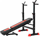 Лава тренувальна Fit-On FN-S101 + штанга та гантелі 123кг, фото 4