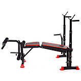 Лава тренувальна Fit-On FN-S102 + штанга та гантелі 135кг, фото 3