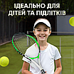 Ракетка для тенісу для великого тенісу спортивний аксесуар у чохлі спортивна дитяча іграшка для дітей, фото 7