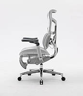 Ергономічне крісло для роботи SIHOO Leo світло-сіре з антигравітаційним механізмом і 6D-підлокітниками