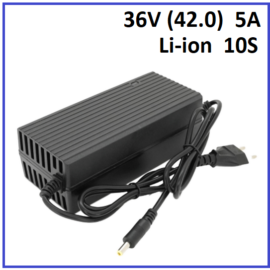 Зарядний пристрій Voltronic для Li-ion 36V (42.0) 10S до 5A штекер 5.5х2.5, фото 1