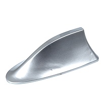 Антена автомобільна "Плавник" активна 170х70мм СРІБЛЯСТА на скотчі