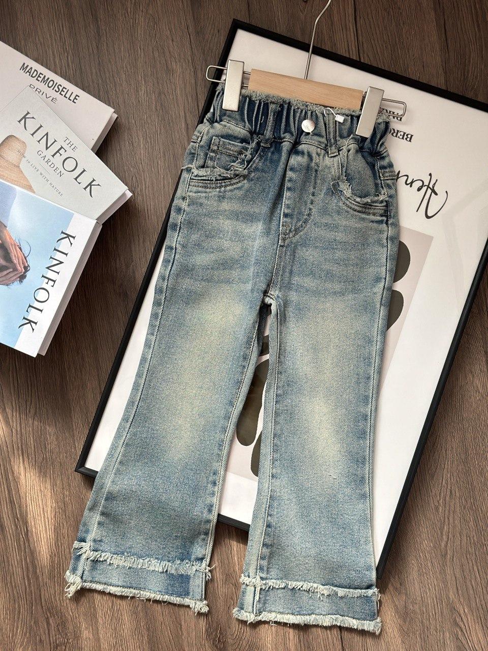 Джинси на дівчинку на гумці клеш Синій 3006, 96, H.My Fashion, Синій, Для дівчаток, Весна Осінь, 104, фото 1