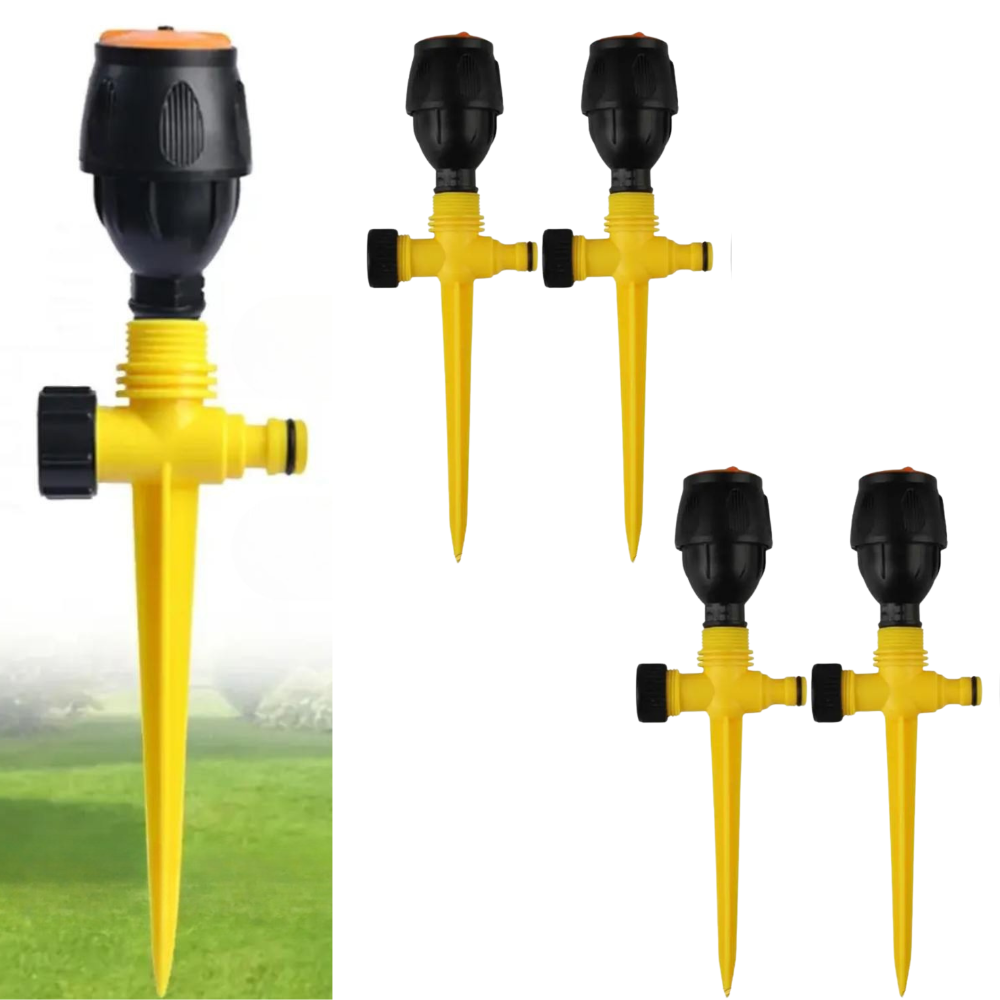 4 шт Садовий спринклер з обертанням на 360 / Розпилювач для саду / Розпилювач в город / Система поливу, фото 1
