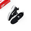 Чоловічі кросівки Nike Zoom Winflo Black White Чорно-білі  Взуття Найк Зум Вінфло повсякденні текстиль демісезон, фото 4