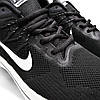 Чоловічі кросівки Nike Zoom Winflo Black White Чорно-білі  Взуття Найк Зум Вінфло повсякденні текстиль демісезон, фото 6