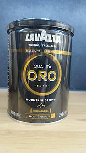 Кава мелена, ТМ "Lavazza" Qualita Oro Mountain Grown 100% Арабіка ж/б, 250 г