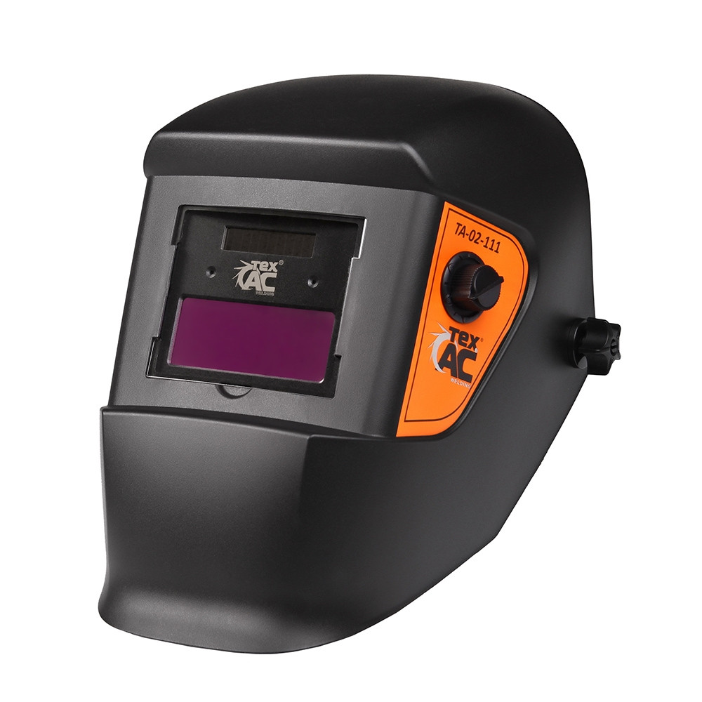 Маска зварювальника Tex.AC ТА-02-111 00125, захисний шолом для зварника, маска для зварювання, маска з автозатемненням riven, фото 1