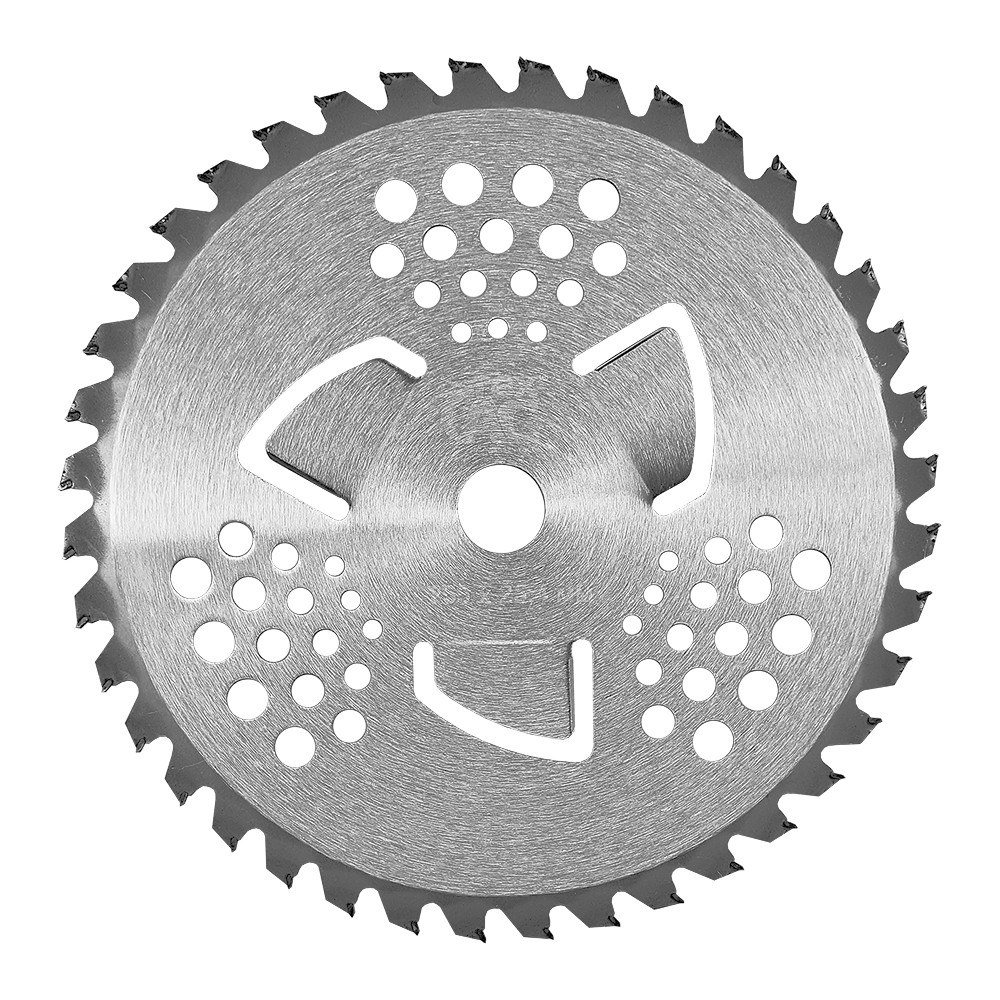 Ніж для садового тримера з ТВС напайками 255 мм Tex.AC ТА-05-722, Диск для мотокоси, Круг для тримера riven, фото 1