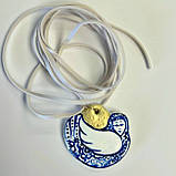 Прикраса ручної роботи з полімерної глини «Ніжна Берегиня сонця». Підвіска, фото 2