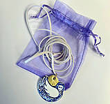 Прикраса ручної роботи з полімерної глини «Ніжна Берегиня сонця». Підвіска, фото 3