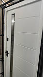 Вхідні двері в будинок з терморозривом Олімпія покриття plastid 8019/дуб білий, фото 5