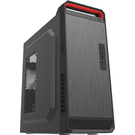 Корпус GameMax MT523 Black Red (MT523R-NP-U3)