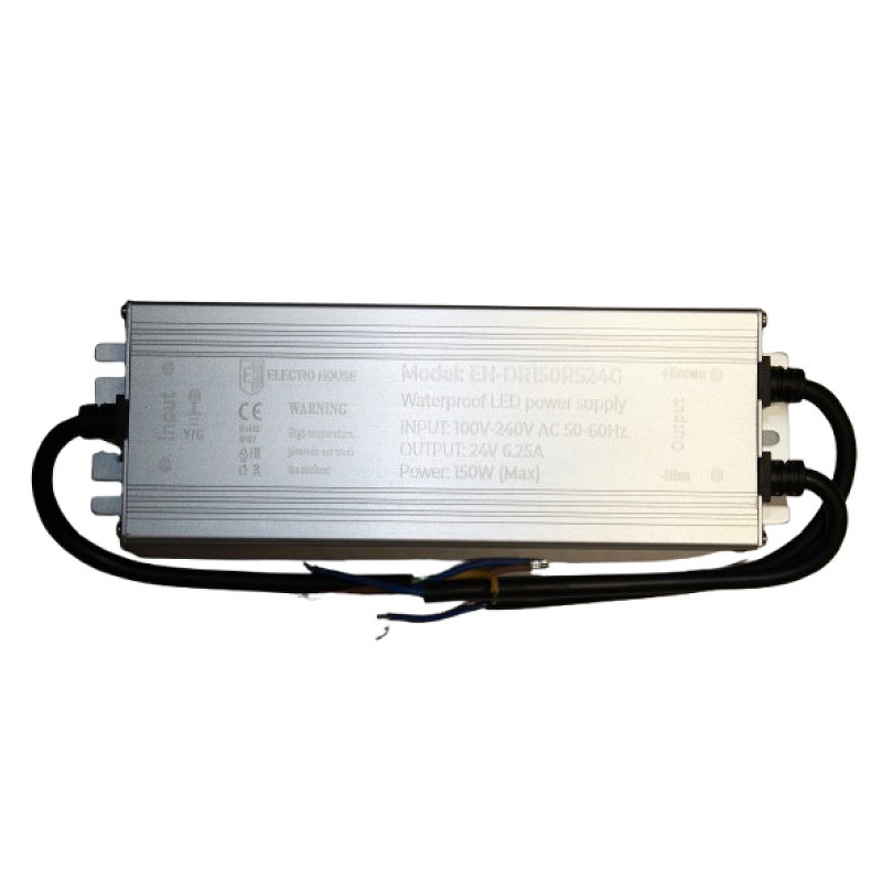 LED драйвер 150 Вт 24 В, серія IP67 Pro
