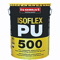 ISOFLEX-PU 500 25кг, Однокомпонентна поліуретанова рідка гідроізоляційна мембрана
