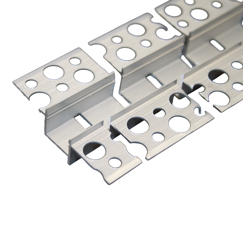 Комплект алюмінієвого профілю стельового та матового розсіювача 3 м 55,9*19,7 мм, гнучкий, срібний