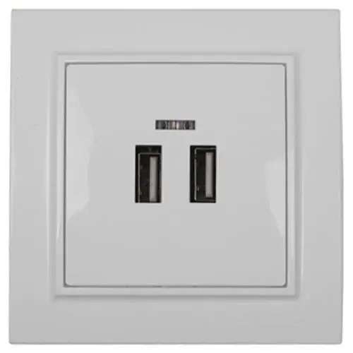 Розетка USB білий Enzo EH-5320 EH-5320