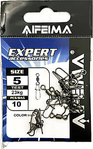 Карабіни з вертлюгом Feima розмер 5 количество 10шт