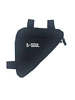 Велосумка на раму "трикутник" B-SOUL (чорна)