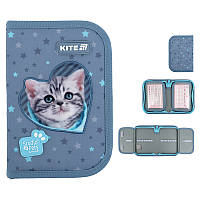 Пенал без наповнення Kite Studio Pets SP25-622-3, 1 відділення, 2 відворот