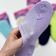 Сліди жіночі з сіткою бавовняні Krokus (кольорове асорті), фото 2