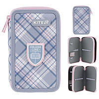 Пенал без наповнення Kite College Line Girl K25-623-1, 2 відділення