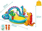 Intex 57135 Дитячий надувний ігровий центр басейн Планета динозаврів, фото 2