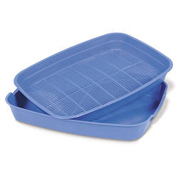 Туалет Природа №1 з сіткою для котів, 34.5х26х5 см