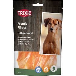 Ласощі Trixie Premio Chicken Filets для собак полоски з курячого філе 100 г
