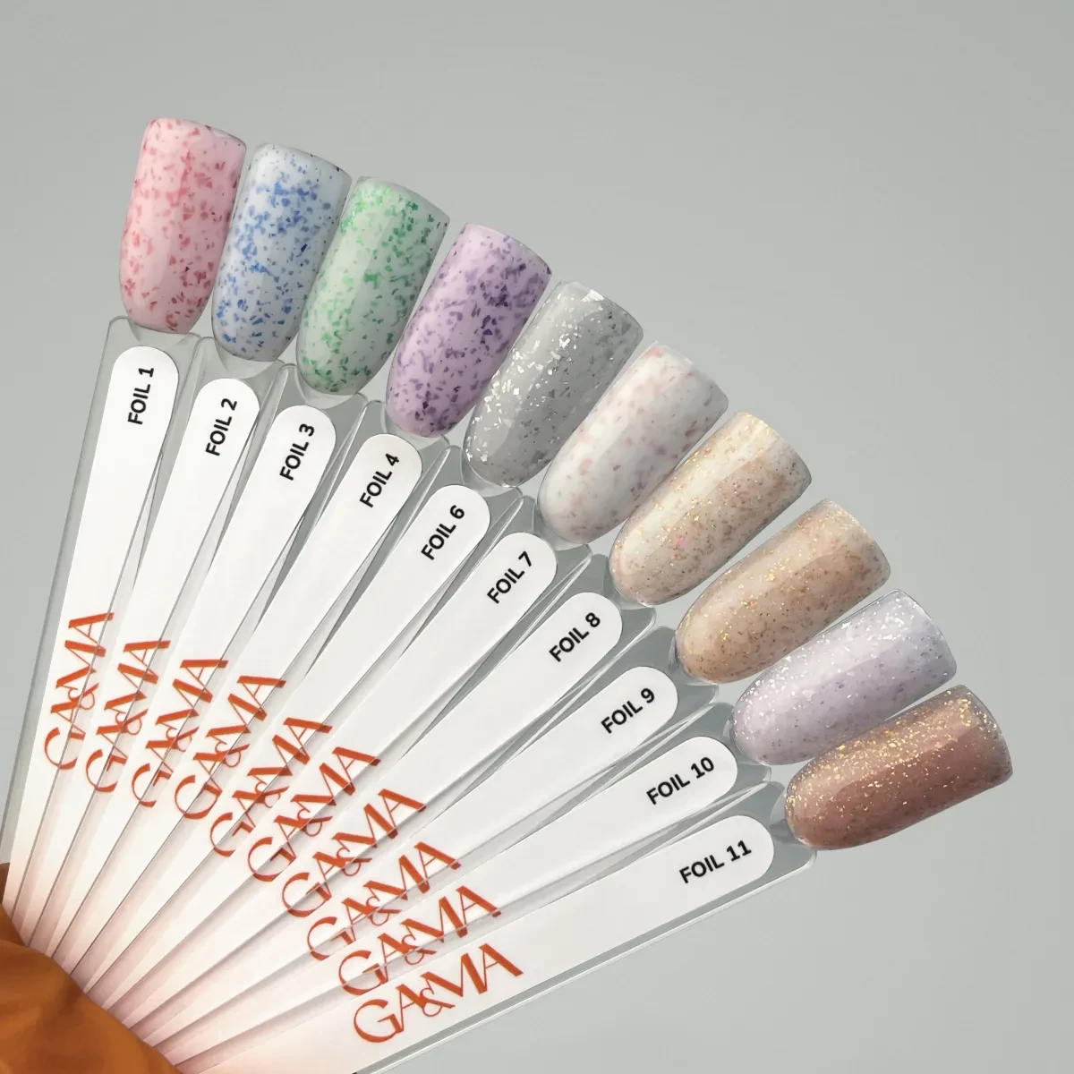 Камуфлююча база для нігтів фоіл Cover base Ga&Ma Foil 002, 15 мл, фото 1