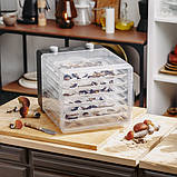 Харчовий дегідратор Adler AD 6660 – сушарка для фруктів, овочів, грибів, м'яса, 550 Вт, 5 піддонів, фото 9