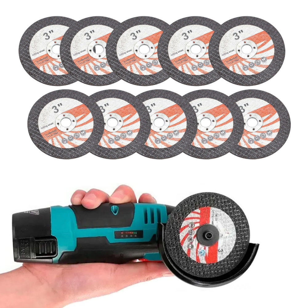 10 шт Диск відрізний для болгарки 3" (75мм) / Диск для болгарки / Круг відрізний / Круг для болгарки, фото 1