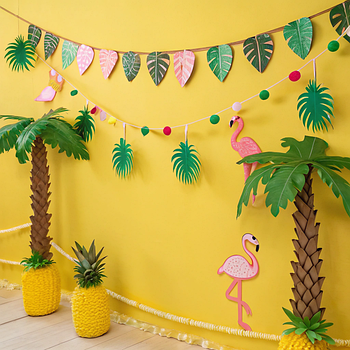 Гірлянди паперові "Гавайська вечірка"
