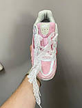 Рожеві текстильні жіночі кросівки Nike P-6000 Custom Pink Демісезонні кросівки Найк Аїр Макс, фото 3