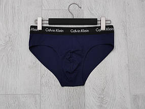 Набір чоловічих сліпів Calvin Klein з 5 штук в подарунковій коробці. Преміум якість, повномірна модель, фото 5