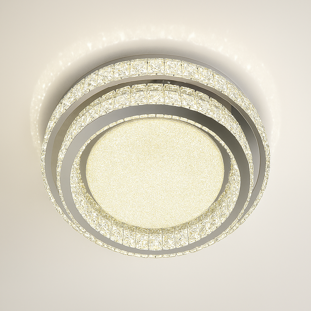 Кругла люстра Linisoln 140W 20м² колір Хром 3109-500 Хром, фото 1