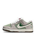 Сірі жіночі кросівки Жіночі кросівки Nike SB Dunk 85 Double Swosh Light Grey Mint - демісезонні найк данк, фото 4