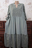 Плаття жіноче з прошвою, фото 3