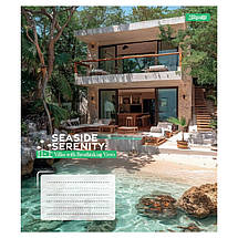 Зошит 48 аркушів клітка "1 Вересня"/ Seaside Serenity, фото 3