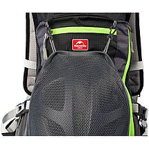 Велорюкзак з чохлом для шолома Naturehike 15 л sky blue NH15C001-B, блакитний, фото 5