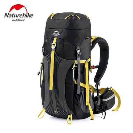Рюкзак туристичний Naturehike NH16Y020-Q, 55 л, чорний, фото 1