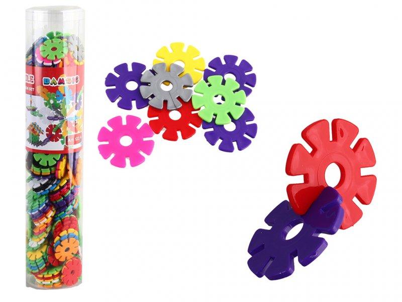 Конструктор Puzzle blocks Ромашка №4 "Bamsic" (у тубусі) 122/4 G-Rich, фото 1