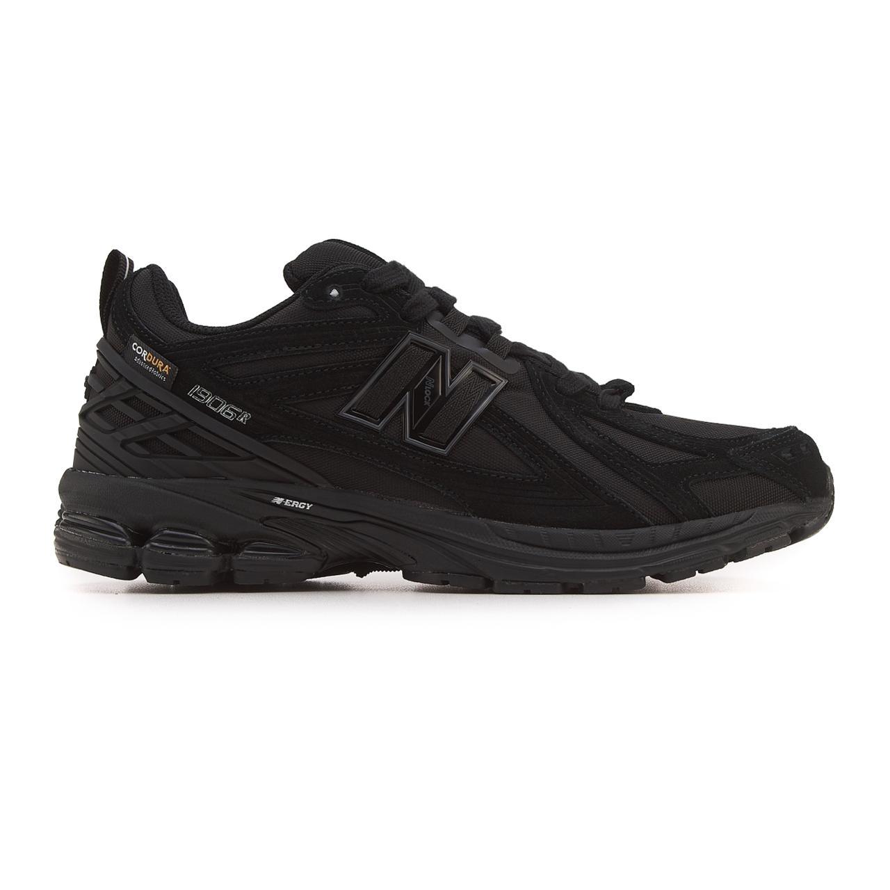 Водонепроникні чорні чоловічі кросівки New Balance 1906R Cordura Black Matte / Демісезонні Нью Беланс 1906, фото 1